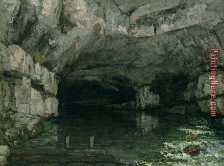 Gustave Courbet The Grotto of the Loue